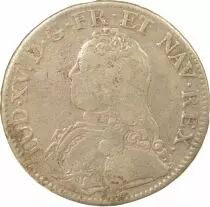 France Louis XV - Silver Ecu with Dressed up Bust - 1736 A Paris