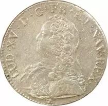 France Louis XV - Silver Ecu with Dressed up Bust - 1738 Aix-en-Provence
