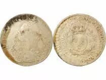 France Louis XV - Silver Ecu with Dressed up Bust - 1738 V Troyes