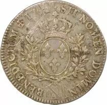 France Louis XV - Silver Ecu with Headband - 1764 A Paris