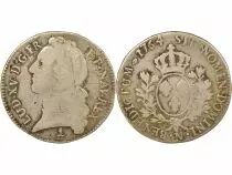 France Louis XV - Silver Ecu with Headband - 1764 N Montpellier