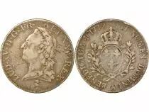 France Louis XV - Silver Ecu with Old Head - 1772 A Paris