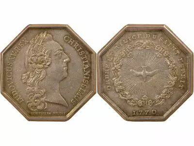 France Louis XV - Silver Token, Order of the Holy Spirit - 1770
