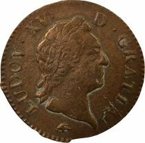 France Louis XV - Sol, with Old Head - 1773 D Lyon