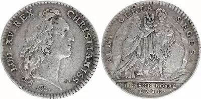 France Louis XV - Tr�sor Royal - 1740 - Silver