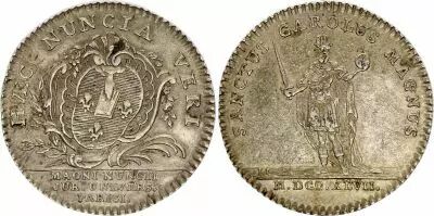 France Louis XV - University of Paris  - 1747 - Silver