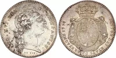 France Louis XVI -  Etats de Bretagne - Rennes - 1776 - Argent