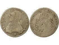France Louis XVI - 1/10 Ecu Argent au Buste Habill&eacute; - 1779 A Paris
