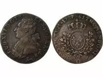 France Louis XVI - 1/5 Ecu Aux Rameaux D\'Olivier 1787 R Orléans