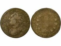 France Louis XVI - 12 Deniers au Faisceau - 1792 BB Strasbourg