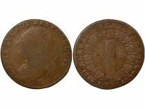 France Louis XVI - 12 Deniers au Faisceau - 1793 L Bayonne