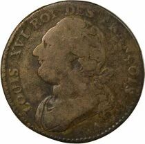 France Louis XVI - 12 Deniers with Fasces - 1791 A Paris (Convent of the Barnabites)