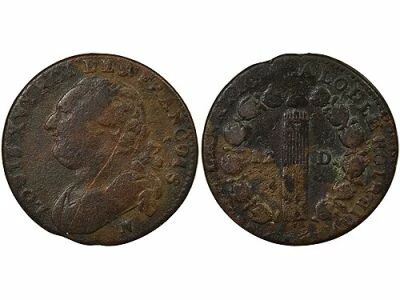 France Louis XVI - 12 Deniers with Fasces - 1792 N Montpellier