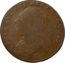France Louis XVI - 12 Deniers with Fasces - 1793 L Bayonne