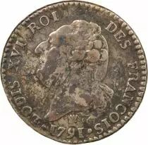 France Louis XVI - 15 Sols Argent, au Génie - 1791 I Limoges