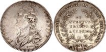 France Louis XVI - Académie de Normandie - Rouen - 1776 - Silver