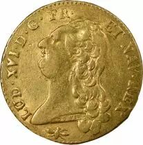 France Louis XVI - Double Gold Louis, Bare Head - 1787 D Lyon