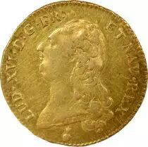France Louis XVI - Double Gold Louis, Bare Head - 1790 AA Metz