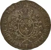 France Louis XVI - Ecu Argent, au Buste Habillé - 1783 T Nantes