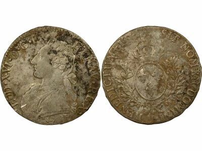 France Louis XVI - Ecu Argent, au Buste Habill� - 1784 I Limoges