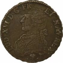France Louis XVI - Ecu Argent, au Buste Habill&eacute; - 1784 L Bayonne