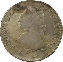 France Louis XVI - Ecu Argent, au Buste Habill&eacute; - 1784 M Toulouse, Tr&eacute;sor des Sauvionni&egrave;res