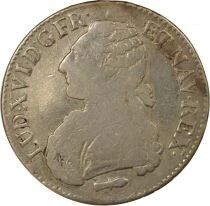 France Louis XVI - Ecu Argent, au Buste Habill&eacute; - 1786 Q Perpignan