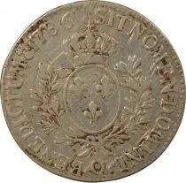 France Louis XVI - Ecu Argent, au Buste Habill&eacute; - 1786 Q Perpignan