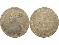 France Louis XVI - Ecu Argent, au Buste Habillé - 1789 A Paris