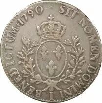 France Louis XVI - Ecu Argent, au Buste Habillé - 1790 I Limoges