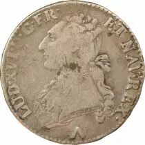 France Louis XVI - Ecu Argent, aux Rameaux d\'Olivier - 1779 W Lille