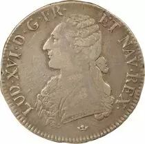 France Louis XVI - Ecu Argent au Buste Habillé - 1787 M Toulouse