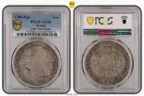 France Louis XVI - Ecu de Béarn - 1786 Pau PCGS AU53