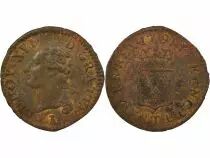France Louis XVI - Liard  à l\'Ecu - 1791 T Nantes