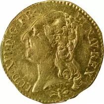 France Louis XVI - Louis d\'Or with Bare Head- 1786 D Lyon