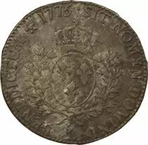 France Louis XVI - Silver Ecu, dressed up Bust - 1775 L Bayonne