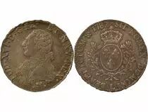 France Louis XVI - Silver Ecu, dressed up Bust - 1782 L Bayonne