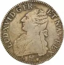 France Louis XVI - Silver Ecu, dressed up Bust - 1785 L Bayonne