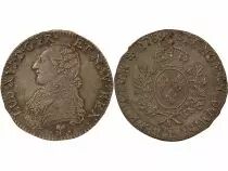 France Louis XVI - Silver Ecu, dressed up Bust - 1789 L Bayonne