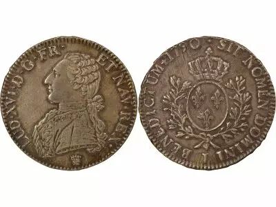 France Louis XVI - Silver Ecu, dressed up Bust - 1790 I Limoges
