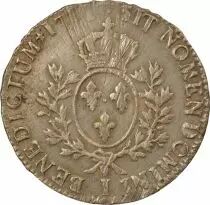 France Louis XVI - Silver Ecu, dressed up Bust - 1791 I Limoges