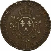 France Louis XVI - Silver Ecu, with Dressed up Bust - 1784 L Bayonne