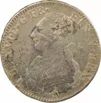 France Louis XVI - Silver Ecu, with Dressed up Bust - 1789 A Paris