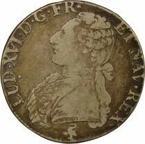 France Louis XVI - Silver Ecu, with Dressed up Bust - 1790 A Paris