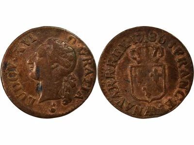 France Louis XVI - Sol � l\'Ecu - 1786 AA Metz