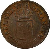 France Louis XVI - Sol with Shield - 1782 R Orleans