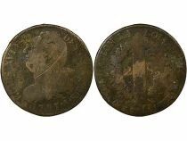 France Louis XVI, Constitution - 2 Sols au Faisceau - 1791 &Aring; Paris Barnabites