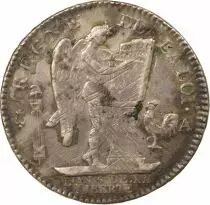 France Louis XVI, Constitution - Ecu Argent, au Génie - 1793 A Paris