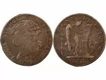 France Louis XVI Constitution - 1/2 Ecu De 3 Livres 1792 A Paris