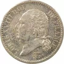 France Louis XVIII - 1/4 Franc Argent - 1821 A Paris